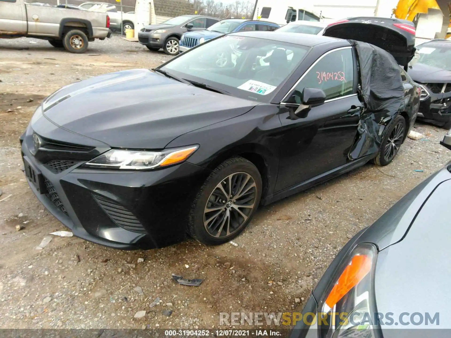 2 Photograph of a damaged car 4T1B11HK5KU273315 TOYOTA CAMRY 2019