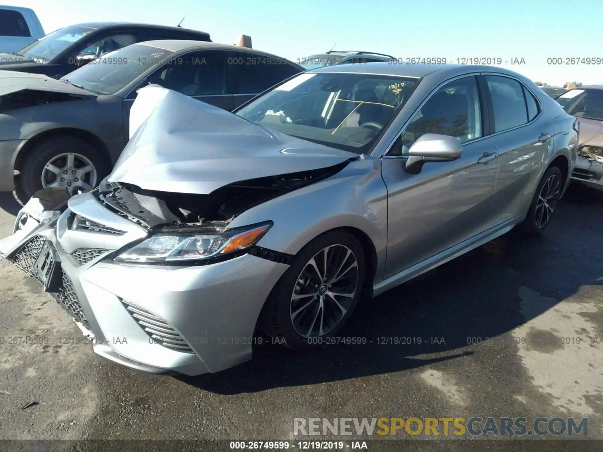 2 Photograph of a damaged car 4T1B11HK5KU274383 TOYOTA CAMRY 2019