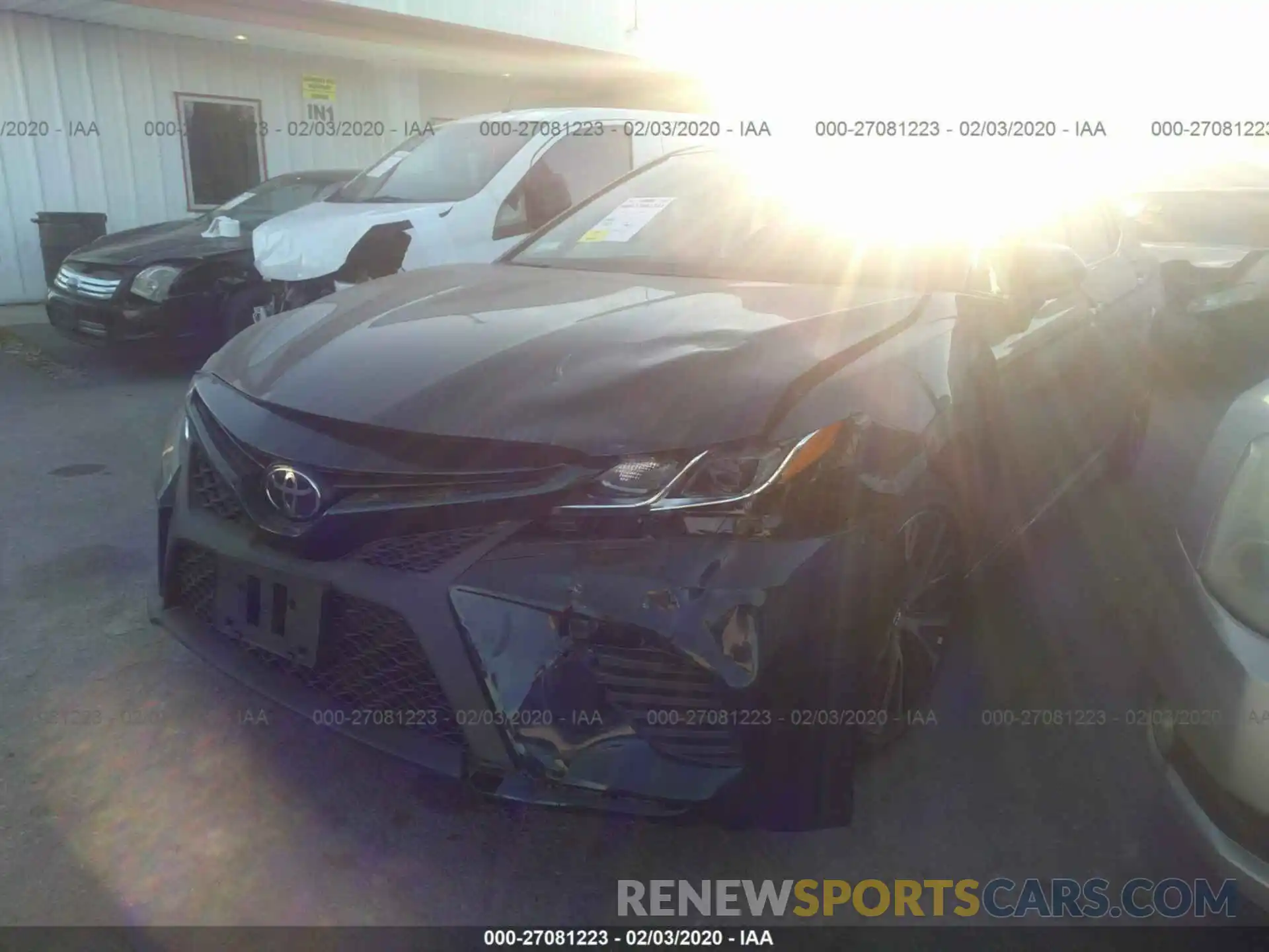 2 Photograph of a damaged car 4T1B11HK5KU277638 TOYOTA CAMRY 2019