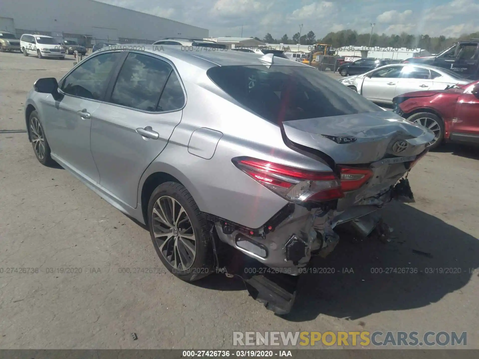 3 Photograph of a damaged car 4T1B11HK5KU277980 TOYOTA CAMRY 2019