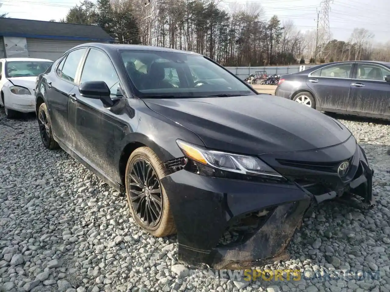 1 Photograph of a damaged car 4T1B11HK5KU279499 TOYOTA CAMRY 2019