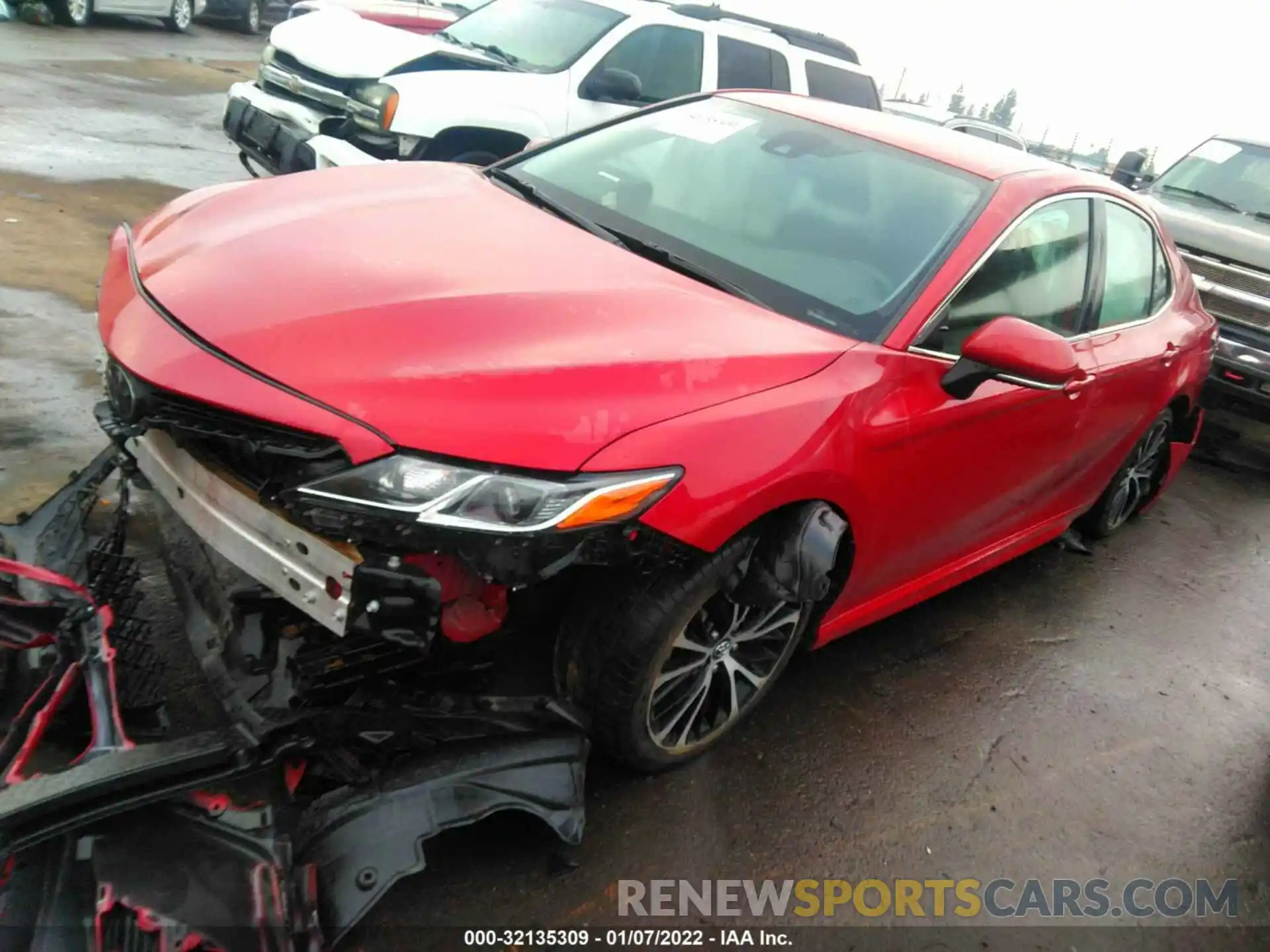 2 Photograph of a damaged car 4T1B11HK5KU281513 TOYOTA CAMRY 2019