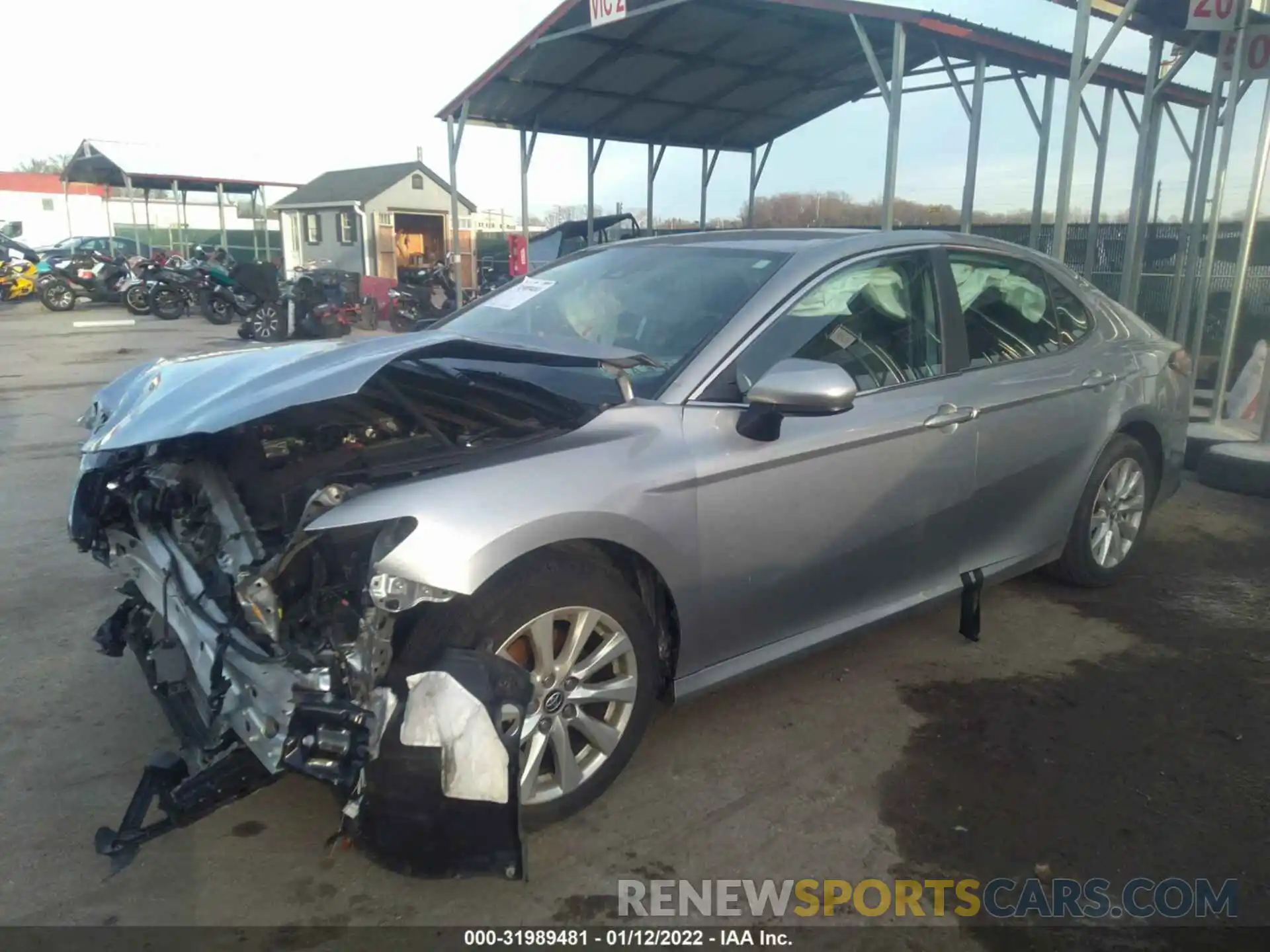 2 Photograph of a damaged car 4T1B11HK5KU283682 TOYOTA CAMRY 2019