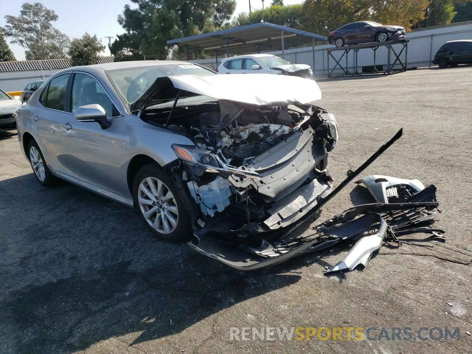 1 Photograph of a damaged car 4T1B11HK5KU284248 TOYOTA CAMRY 2019