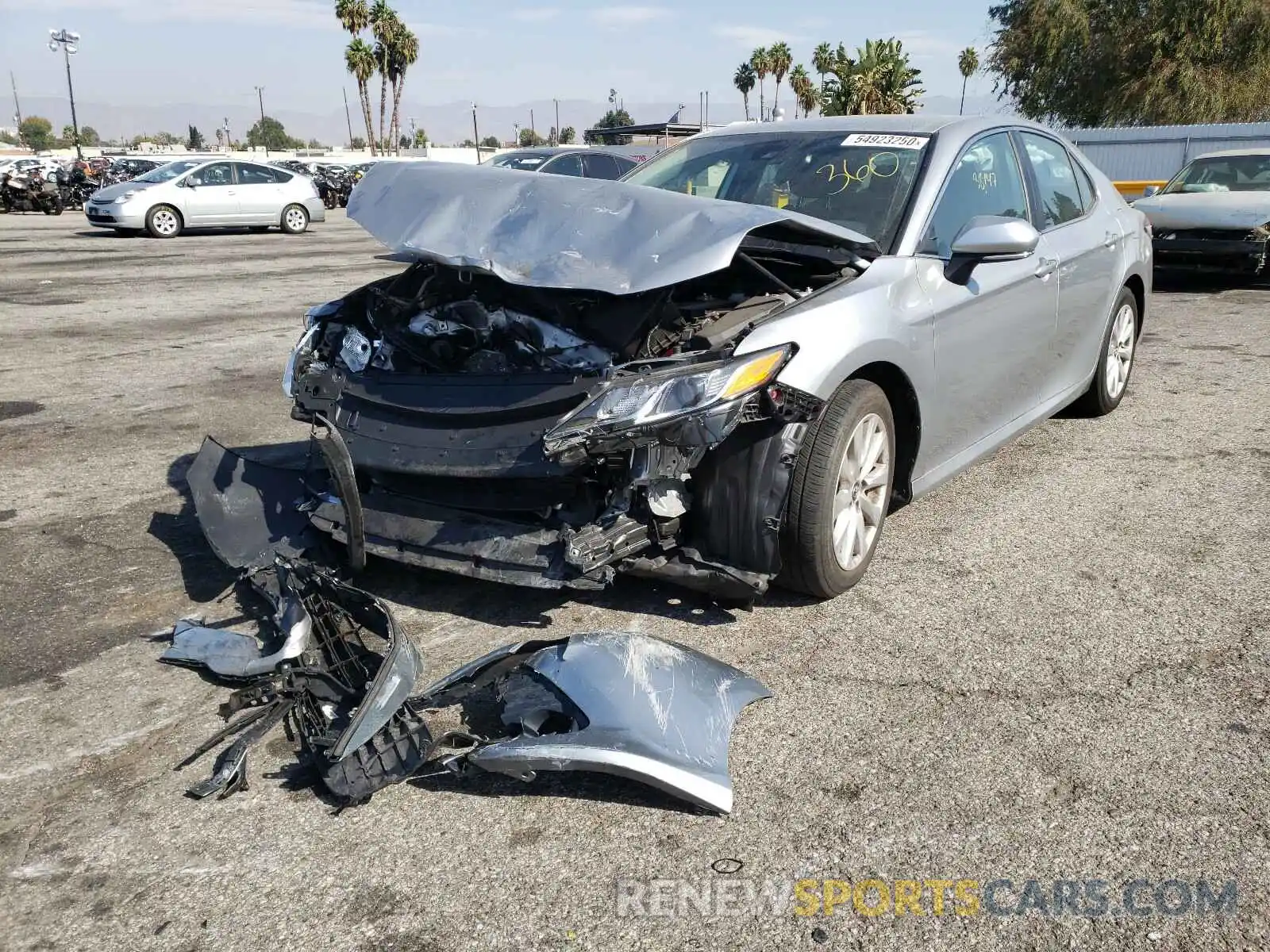 2 Photograph of a damaged car 4T1B11HK5KU284248 TOYOTA CAMRY 2019