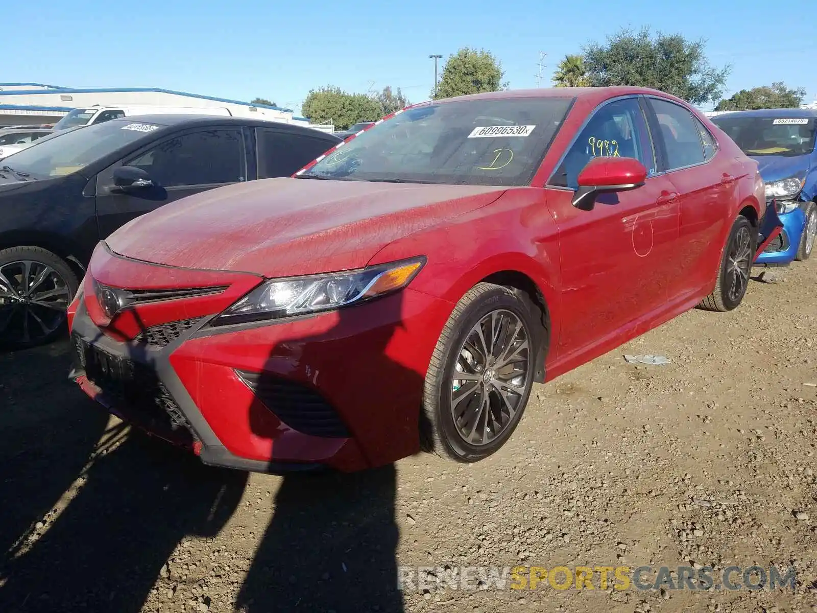 2 Photograph of a damaged car 4T1B11HK5KU287084 TOYOTA CAMRY 2019