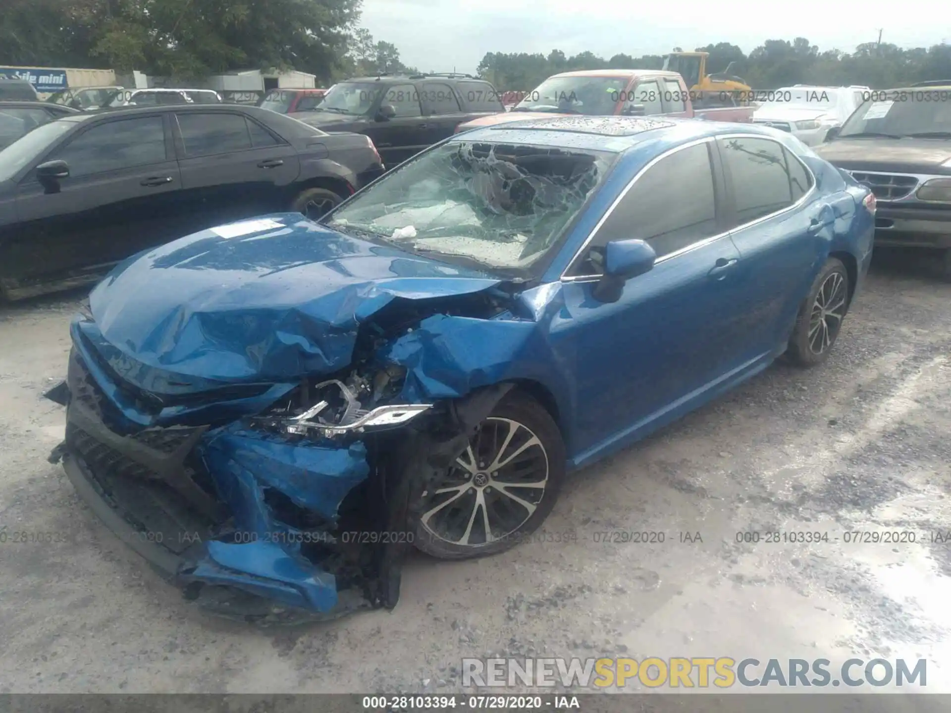 2 Photograph of a damaged car 4T1B11HK5KU288929 TOYOTA CAMRY 2019