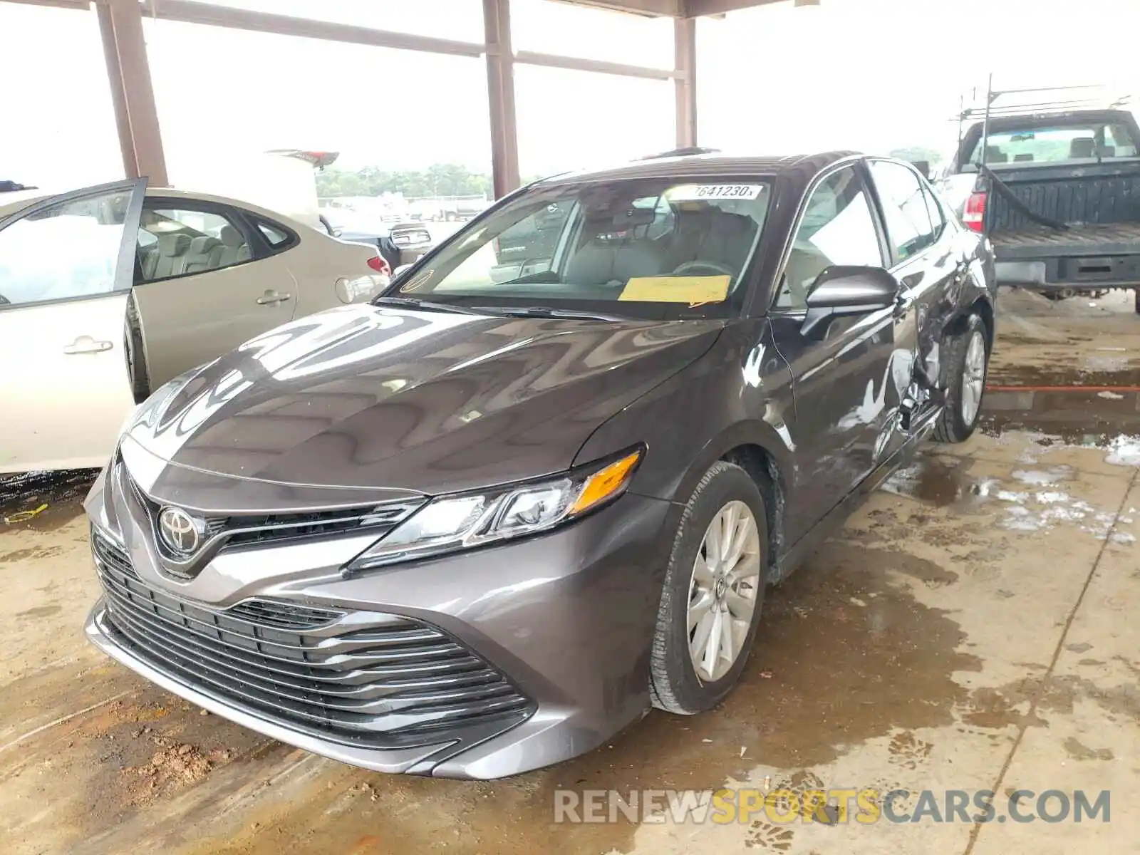 2 Photograph of a damaged car 4T1B11HK5KU291281 TOYOTA CAMRY 2019