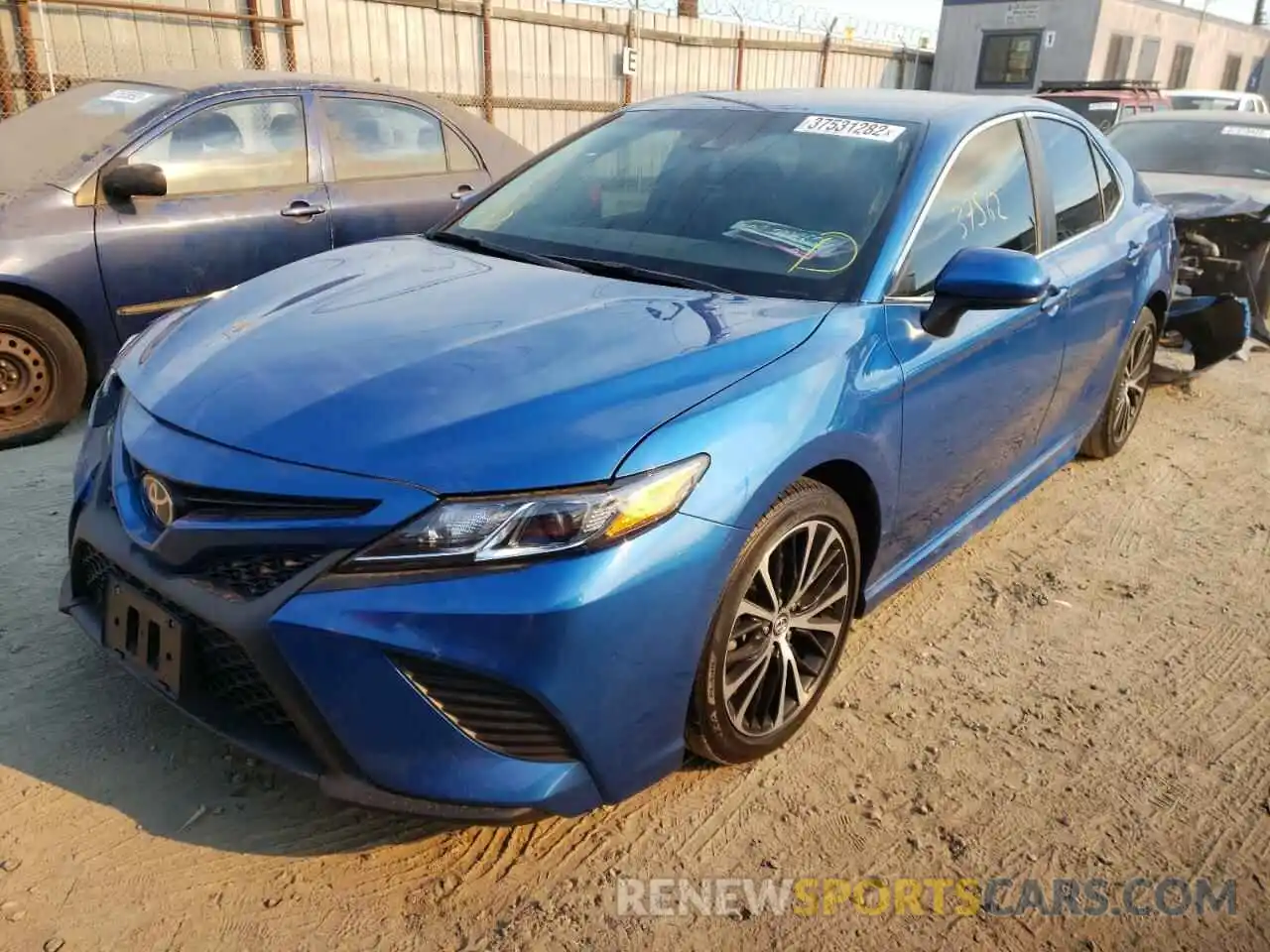 2 Photograph of a damaged car 4T1B11HK5KU291393 TOYOTA CAMRY 2019