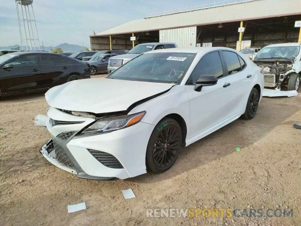 2 Photograph of a damaged car 4T1B11HK5KU292589 TOYOTA CAMRY 2019