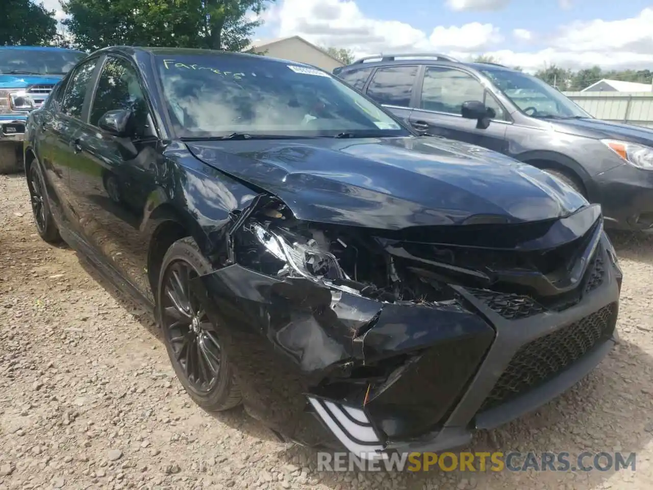 1 Photograph of a damaged car 4T1B11HK5KU294570 TOYOTA CAMRY 2019