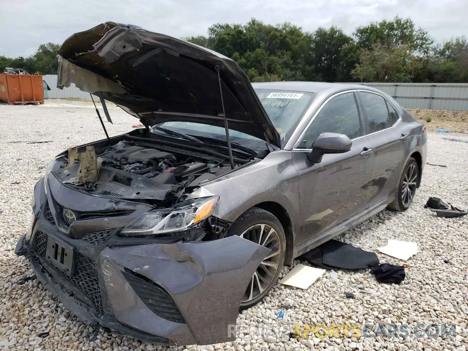 2 Photograph of a damaged car 4T1B11HK5KU294908 TOYOTA CAMRY 2019