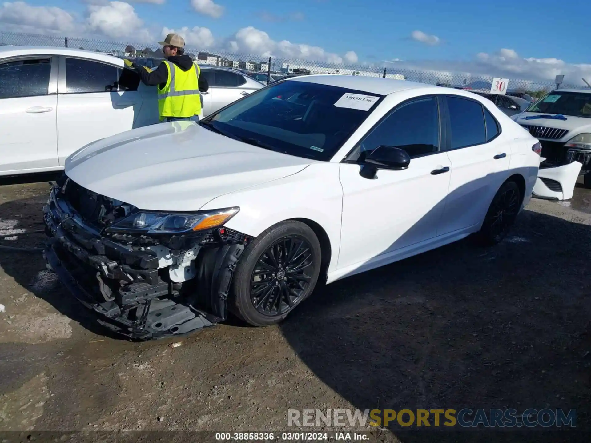 2 Photograph of a damaged car 4T1B11HK5KU296500 TOYOTA CAMRY 2019