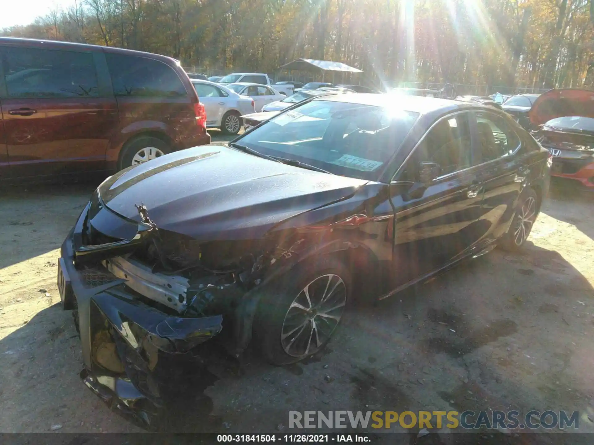 2 Photograph of a damaged car 4T1B11HK5KU297632 TOYOTA CAMRY 2019