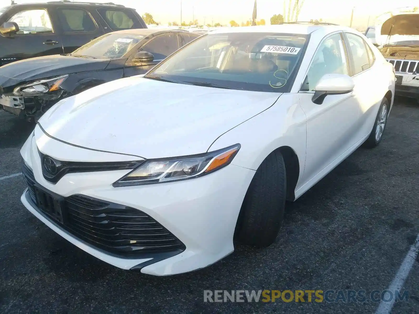 2 Photograph of a damaged car 4T1B11HK5KU680681 TOYOTA CAMRY 2019