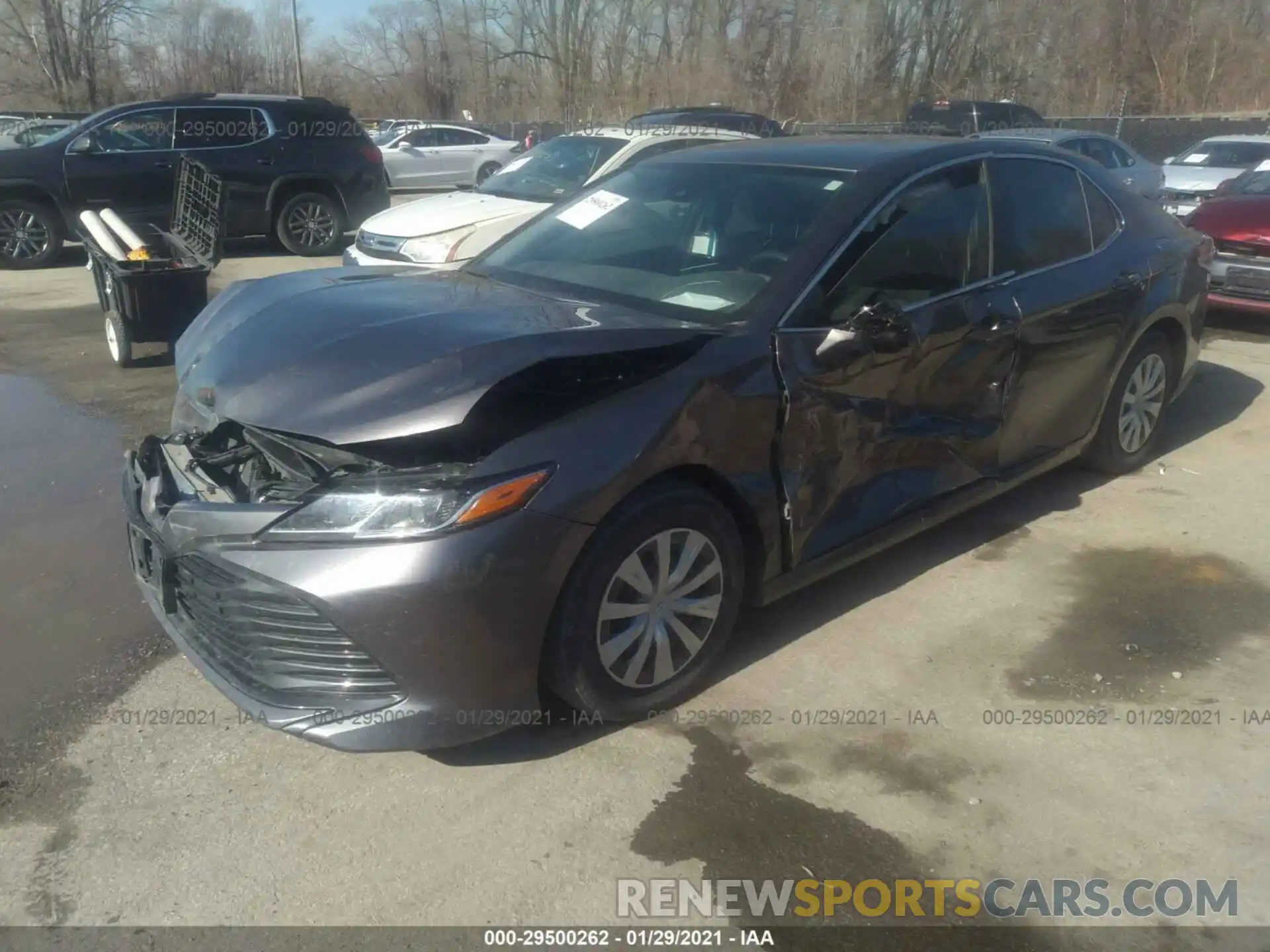 2 Photograph of a damaged car 4T1B11HK5KU680891 TOYOTA CAMRY 2019