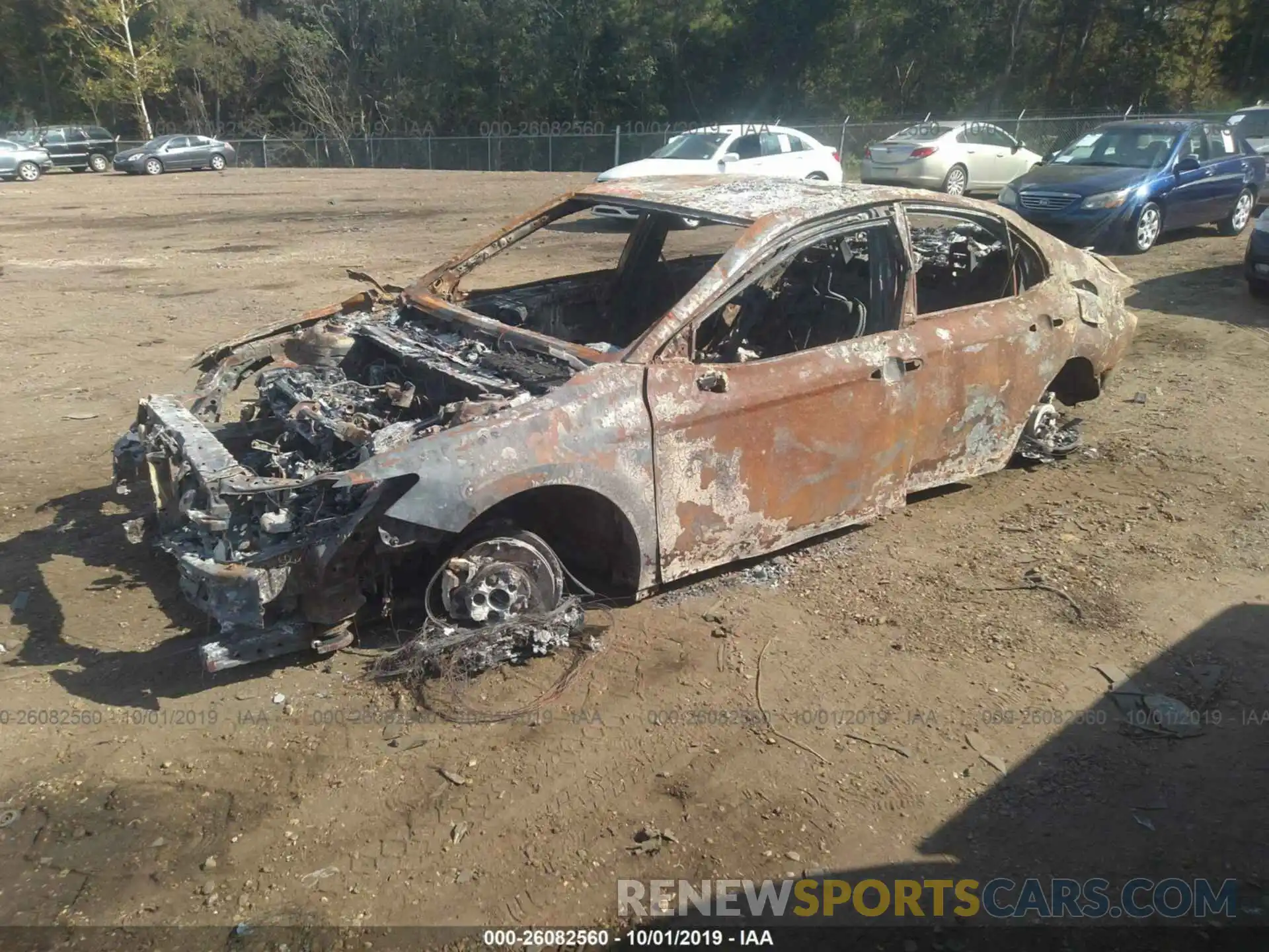 2 Photograph of a damaged car 4T1B11HK5KU682155 TOYOTA CAMRY 2019