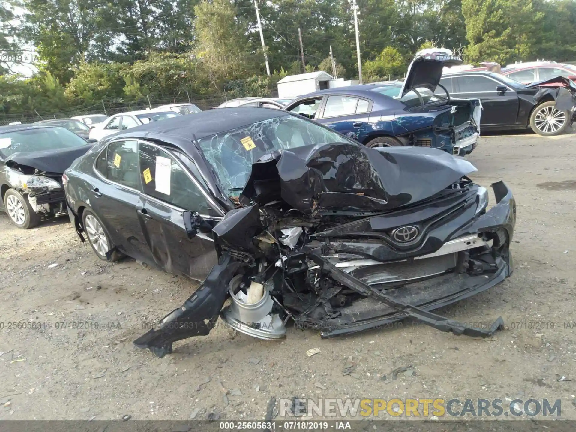 1 Photograph of a damaged car 4T1B11HK5KU684150 TOYOTA CAMRY 2019