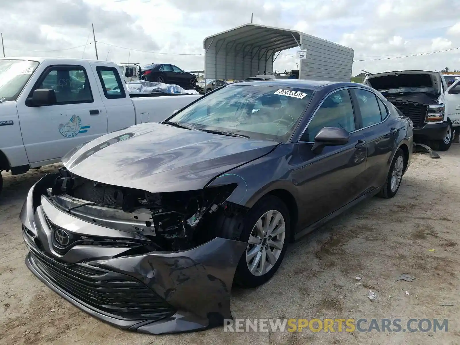 2 Photograph of a damaged car 4T1B11HK5KU688425 TOYOTA CAMRY 2019