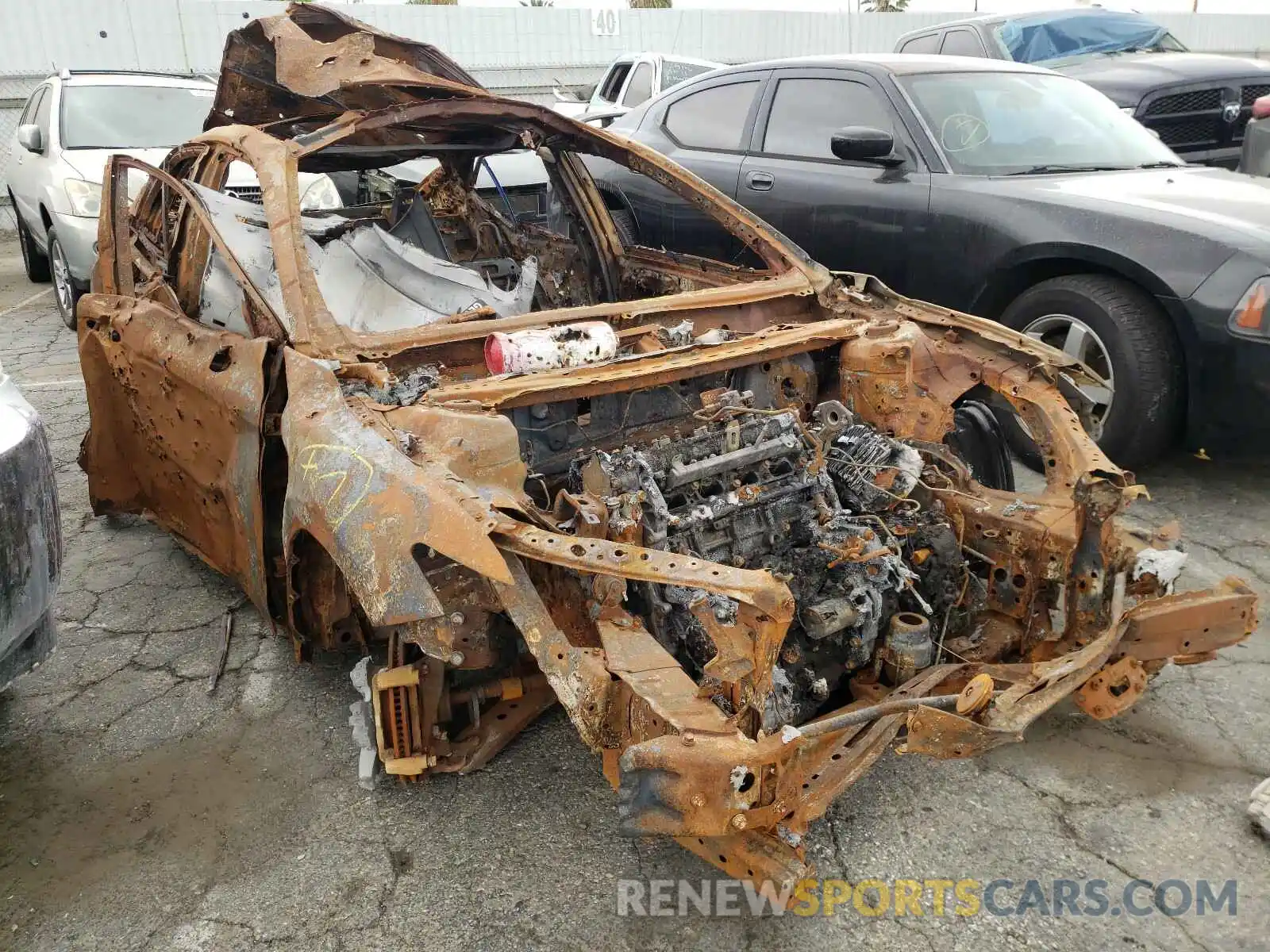 1 Photograph of a damaged car 4T1B11HK5KU688554 TOYOTA CAMRY 2019