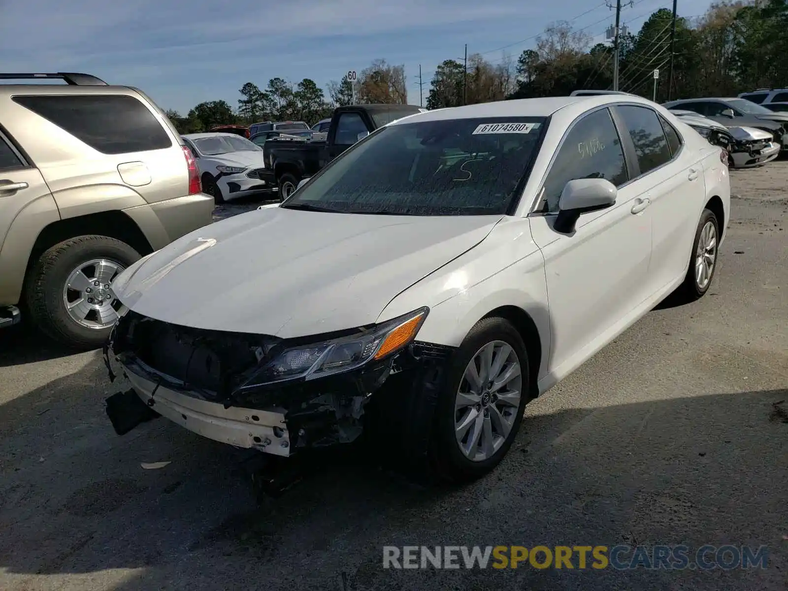 2 Photograph of a damaged car 4T1B11HK5KU689526 TOYOTA CAMRY 2019