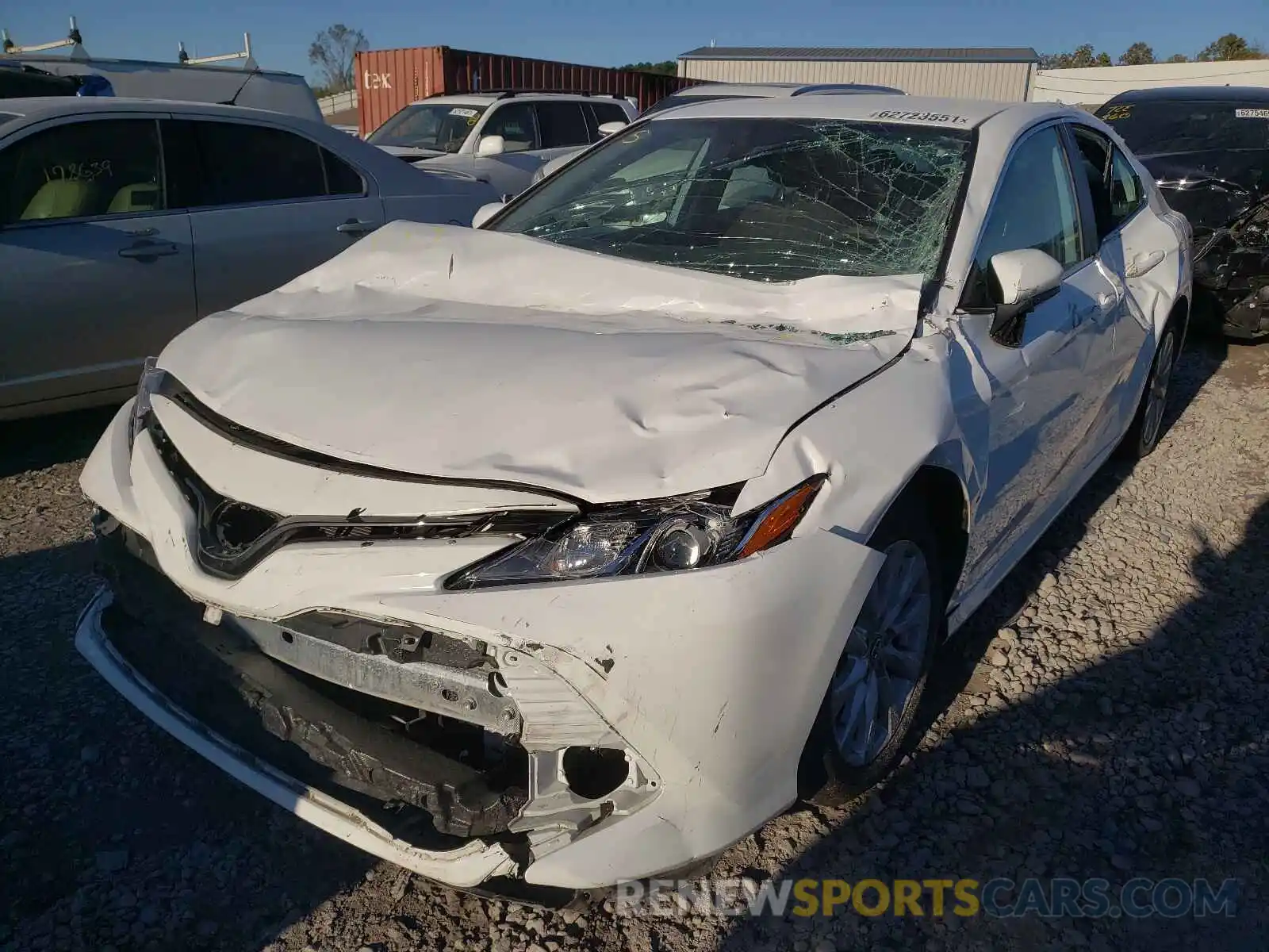 2 Photograph of a damaged car 4T1B11HK5KU690238 TOYOTA CAMRY 2019