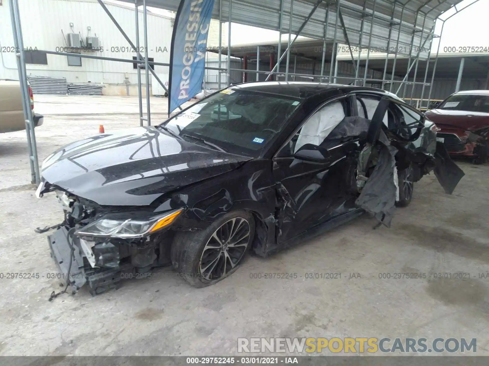 2 Photograph of a damaged car 4T1B11HK5KU690580 TOYOTA CAMRY 2019