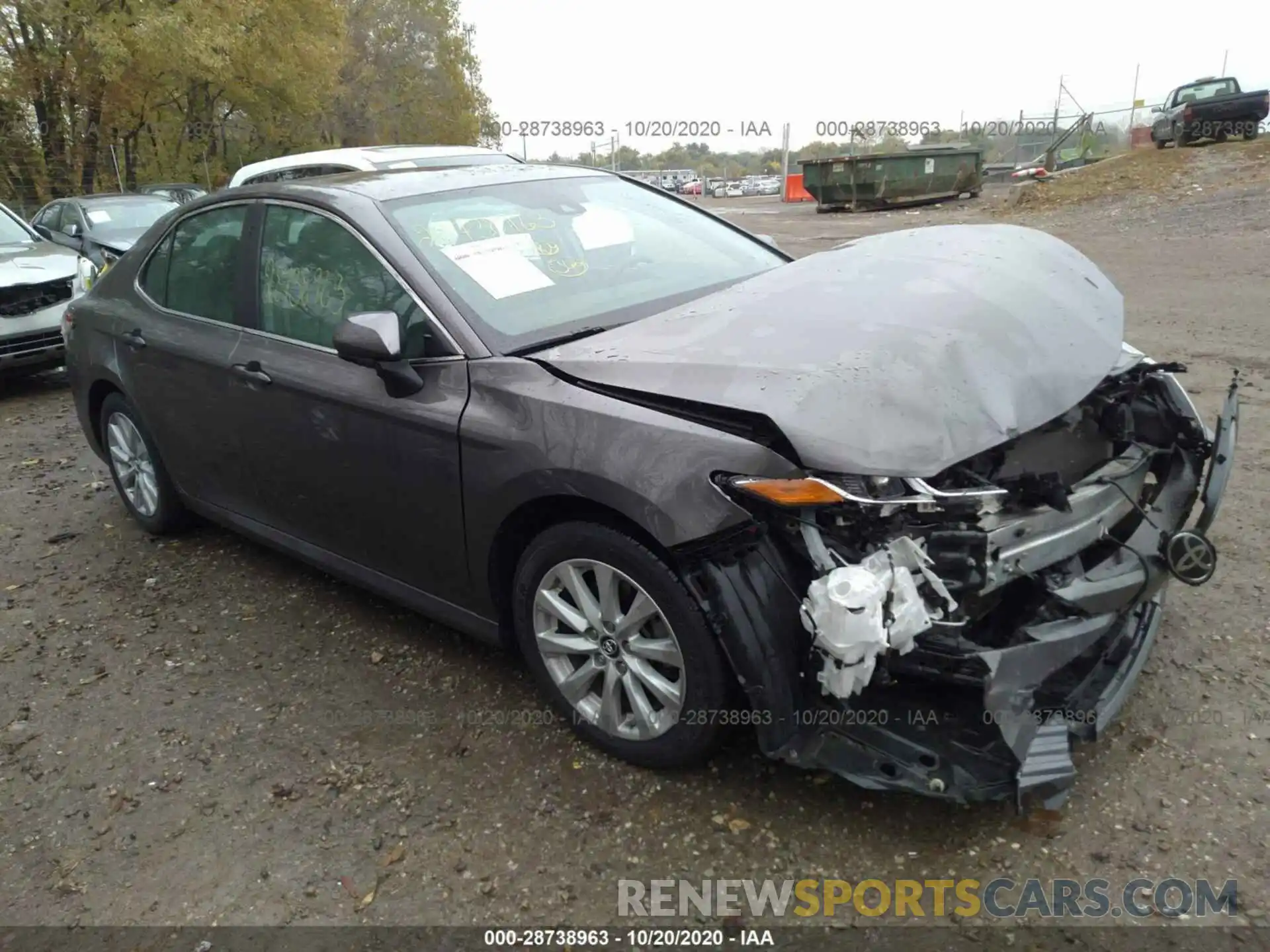 1 Photograph of a damaged car 4T1B11HK5KU691003 TOYOTA CAMRY 2019