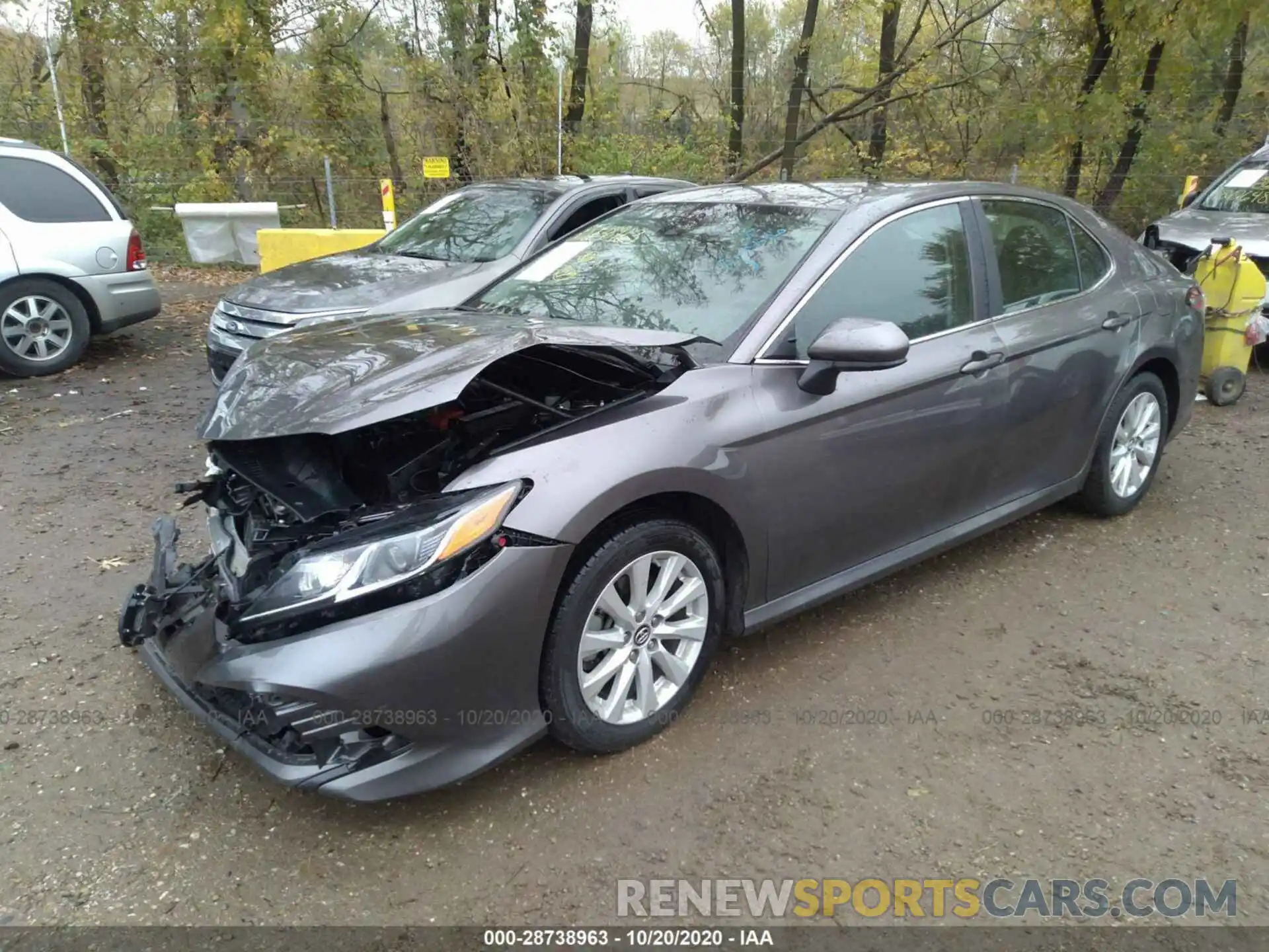 2 Photograph of a damaged car 4T1B11HK5KU691003 TOYOTA CAMRY 2019