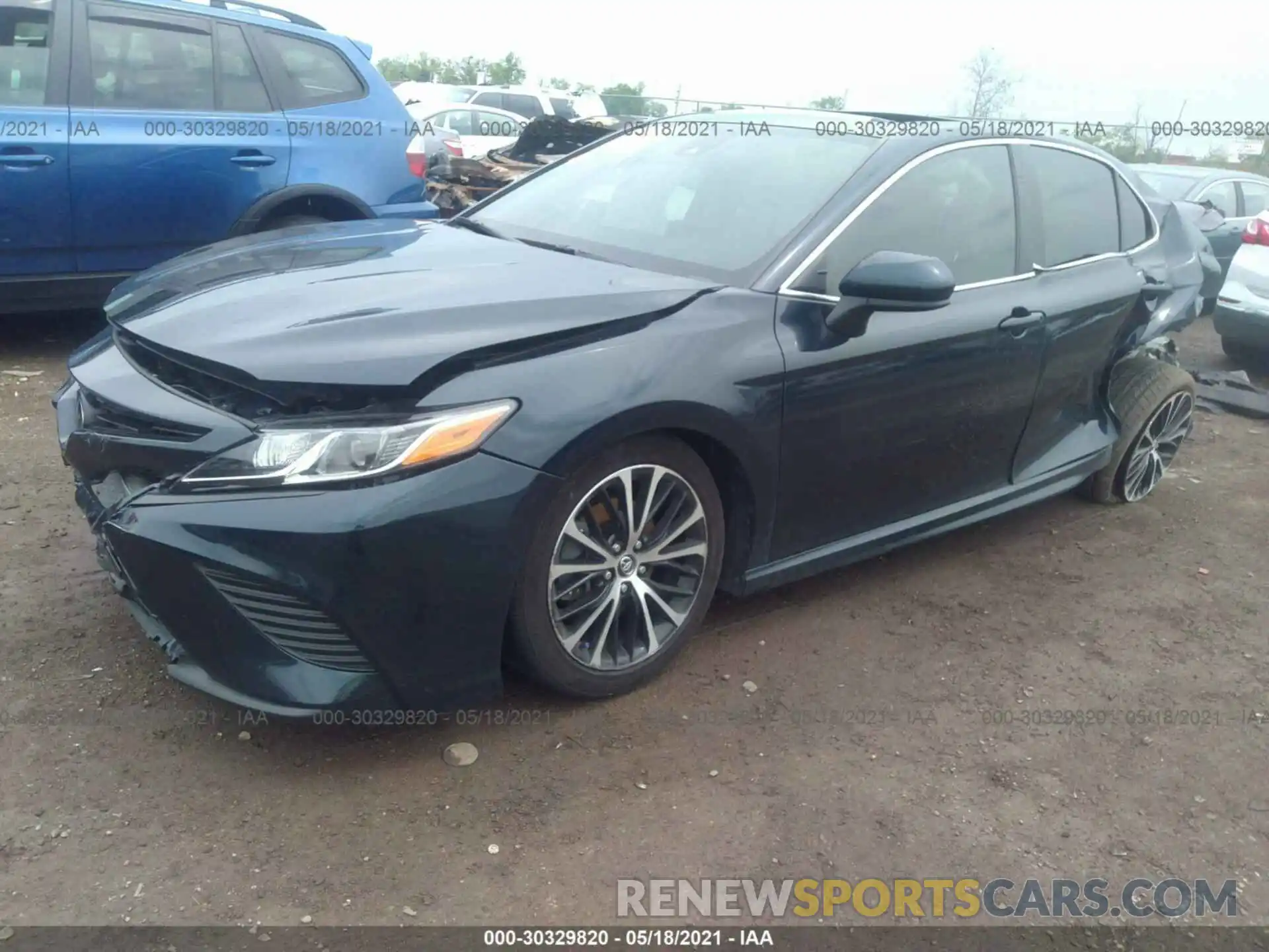 2 Photograph of a damaged car 4T1B11HK5KU691261 TOYOTA CAMRY 2019