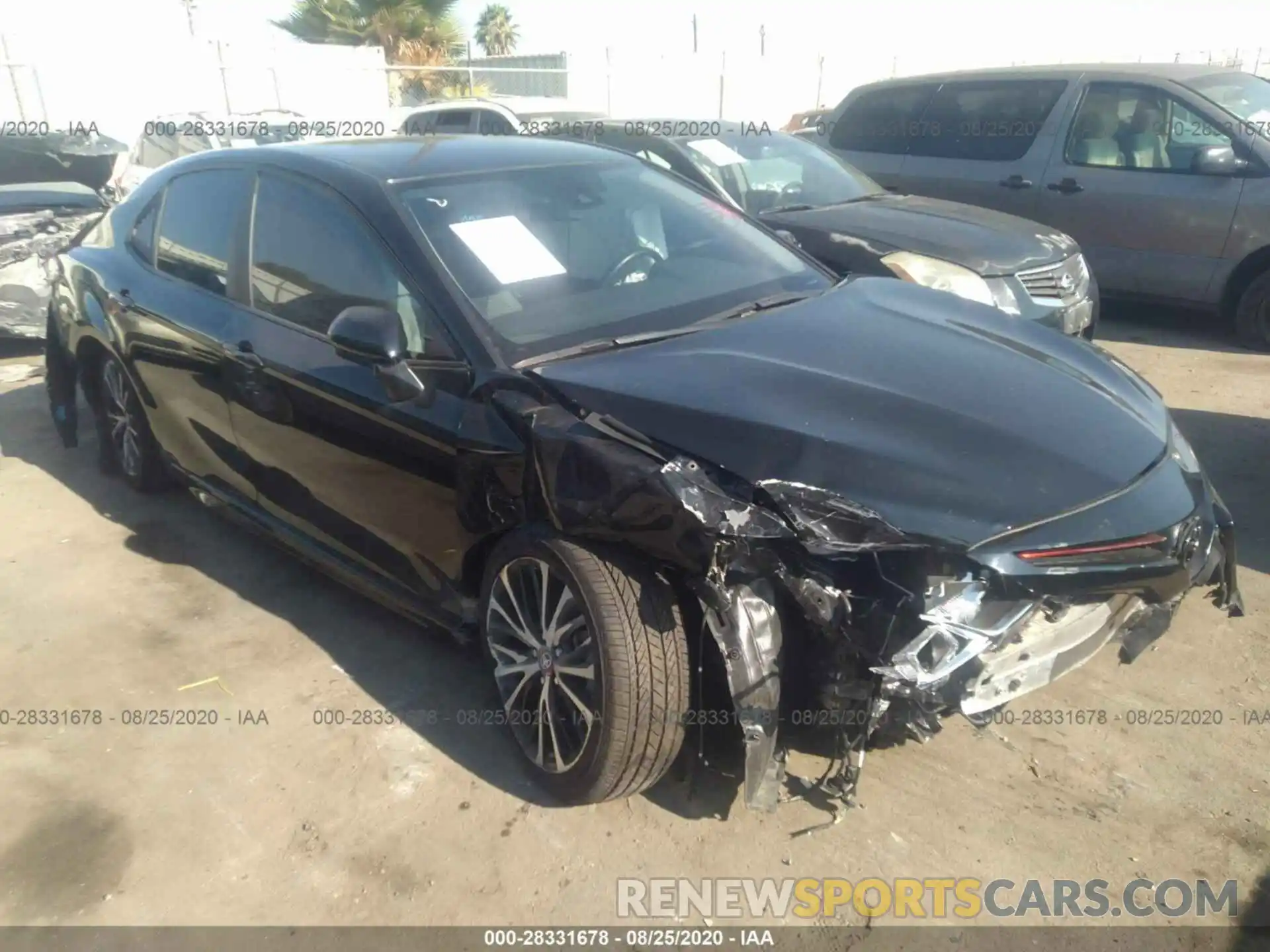 1 Photograph of a damaged car 4T1B11HK5KU691583 TOYOTA CAMRY 2019