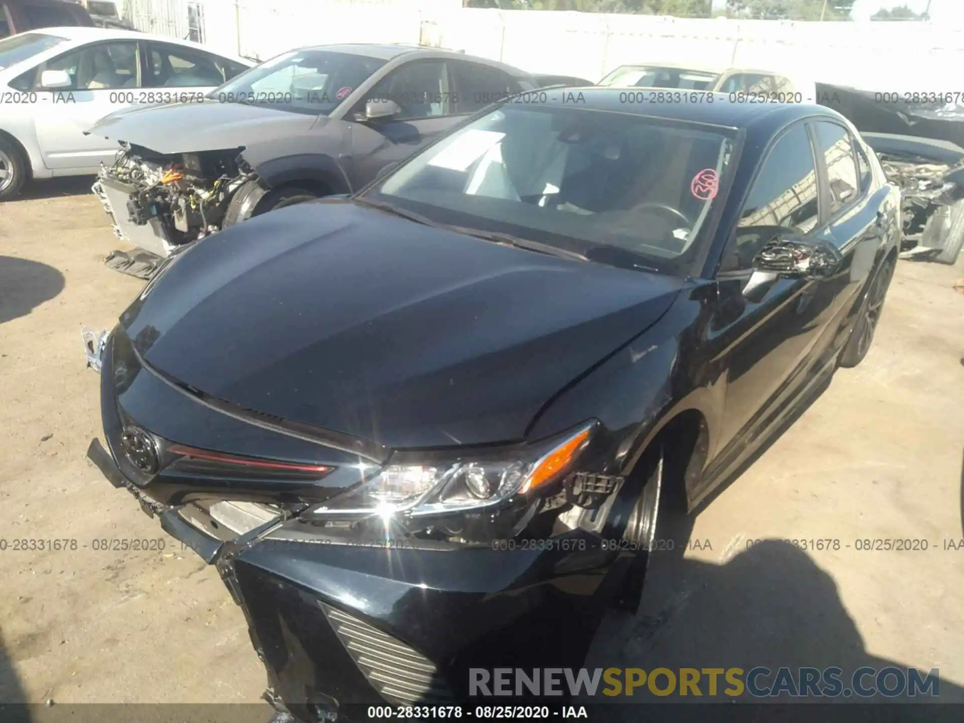 2 Photograph of a damaged car 4T1B11HK5KU691583 TOYOTA CAMRY 2019