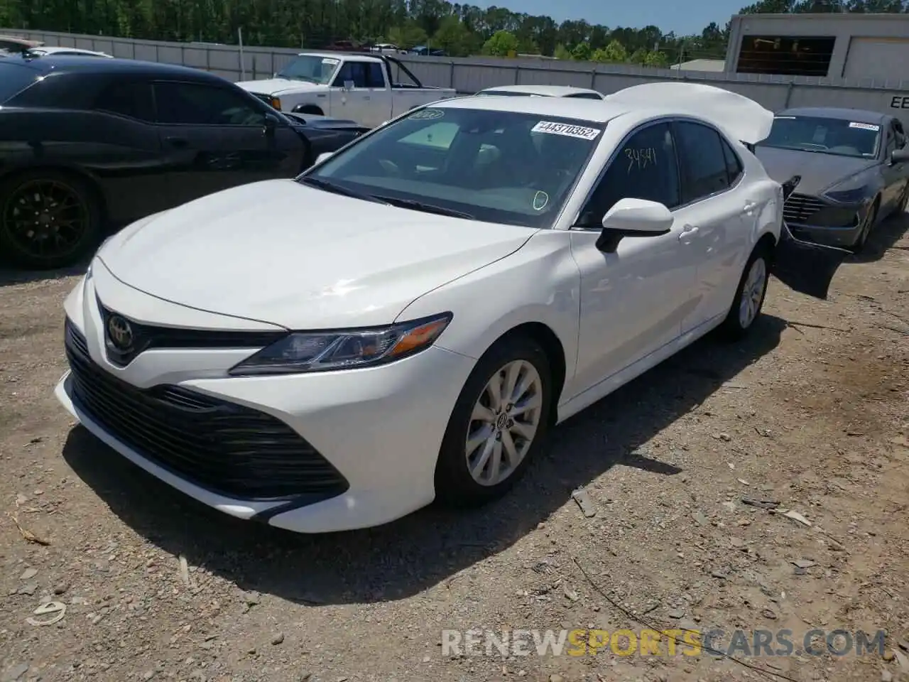 2 Photograph of a damaged car 4T1B11HK5KU693298 TOYOTA CAMRY 2019