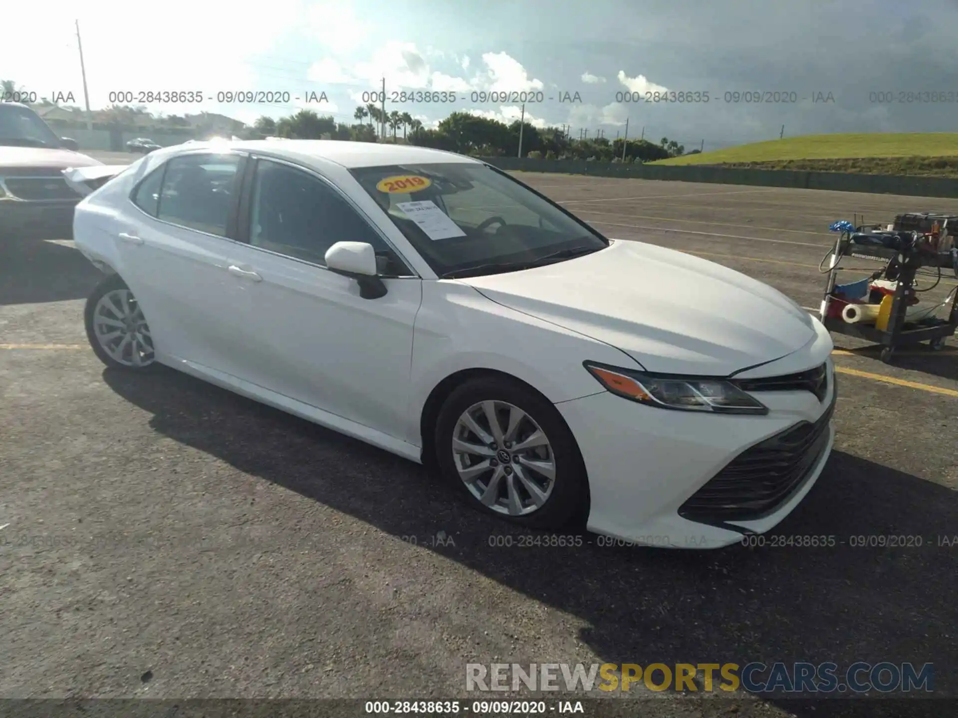 1 Photograph of a damaged car 4T1B11HK5KU695424 TOYOTA CAMRY 2019