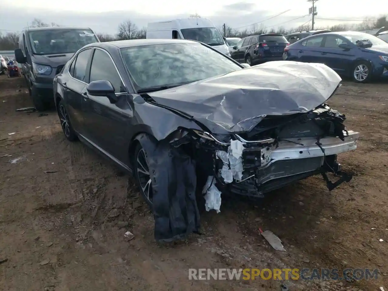 1 Photograph of a damaged car 4T1B11HK5KU698405 TOYOTA CAMRY 2019