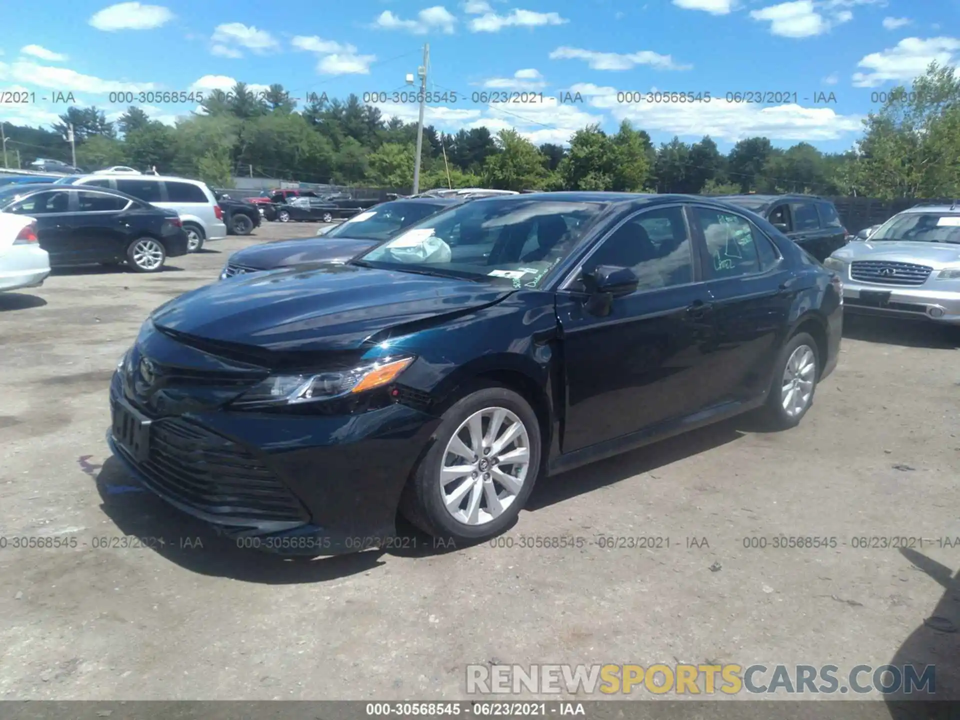 2 Photograph of a damaged car 4T1B11HK5KU698873 TOYOTA CAMRY 2019