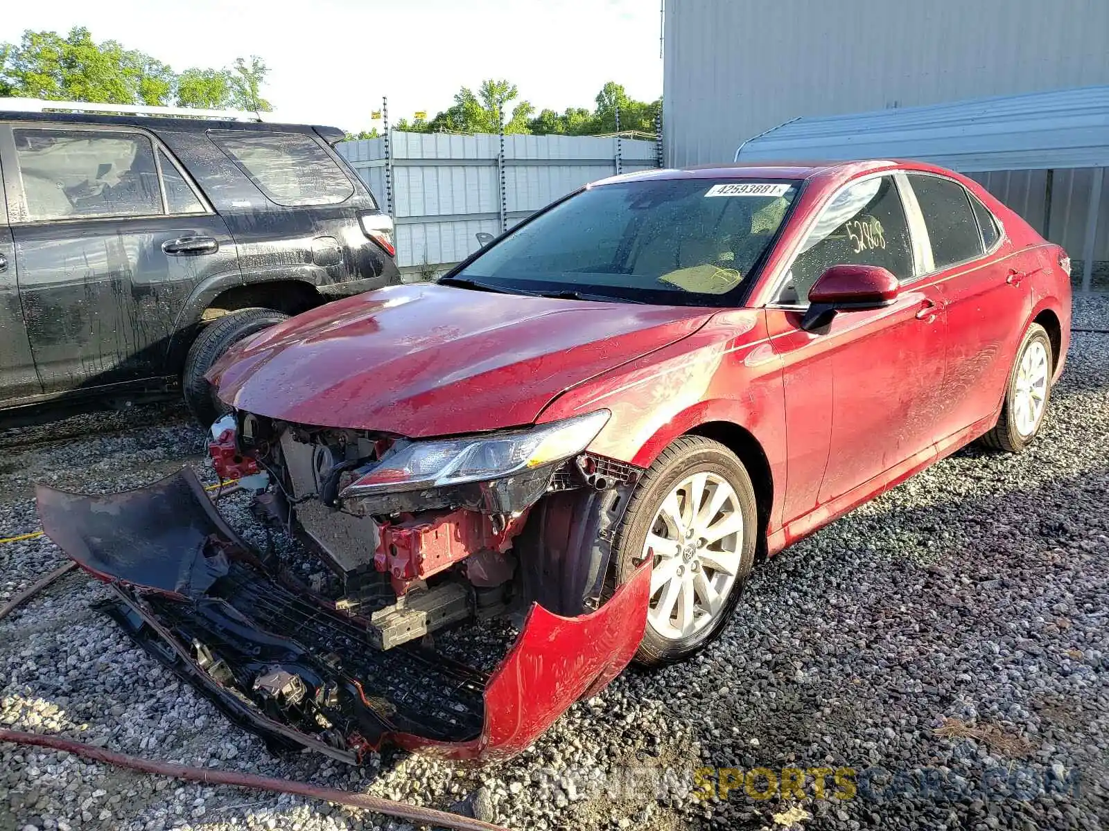 2 Photograph of a damaged car 4T1B11HK5KU700010 TOYOTA CAMRY 2019