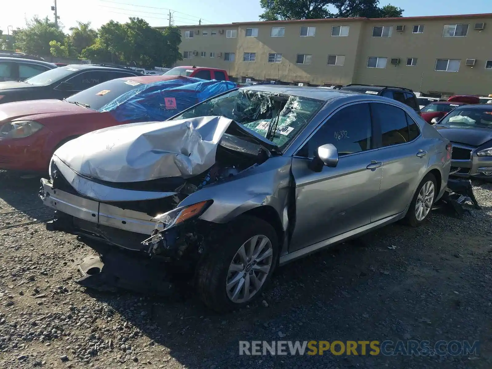 2 Photograph of a damaged car 4T1B11HK5KU703585 TOYOTA CAMRY 2019