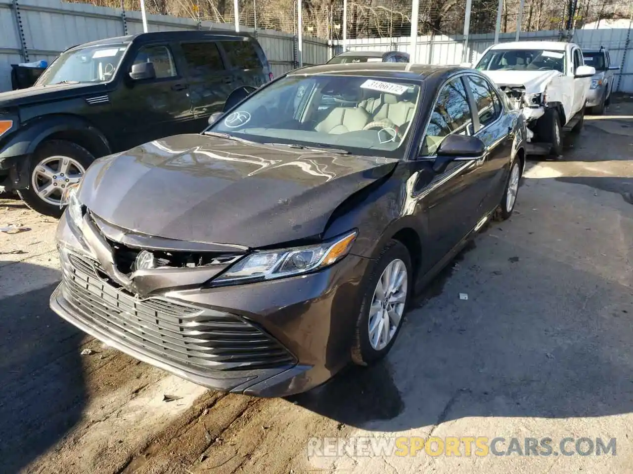 2 Photograph of a damaged car 4T1B11HK5KU708656 TOYOTA CAMRY 2019