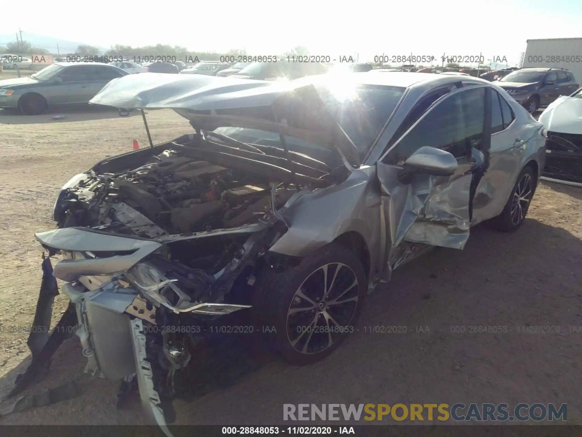 2 Photograph of a damaged car 4T1B11HK5KU709709 TOYOTA CAMRY 2019