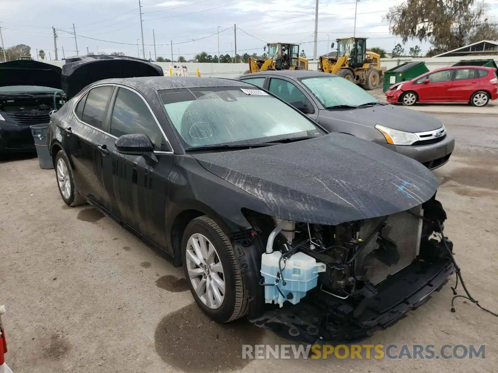 1 Photograph of a damaged car 4T1B11HK5KU710438 TOYOTA CAMRY 2019