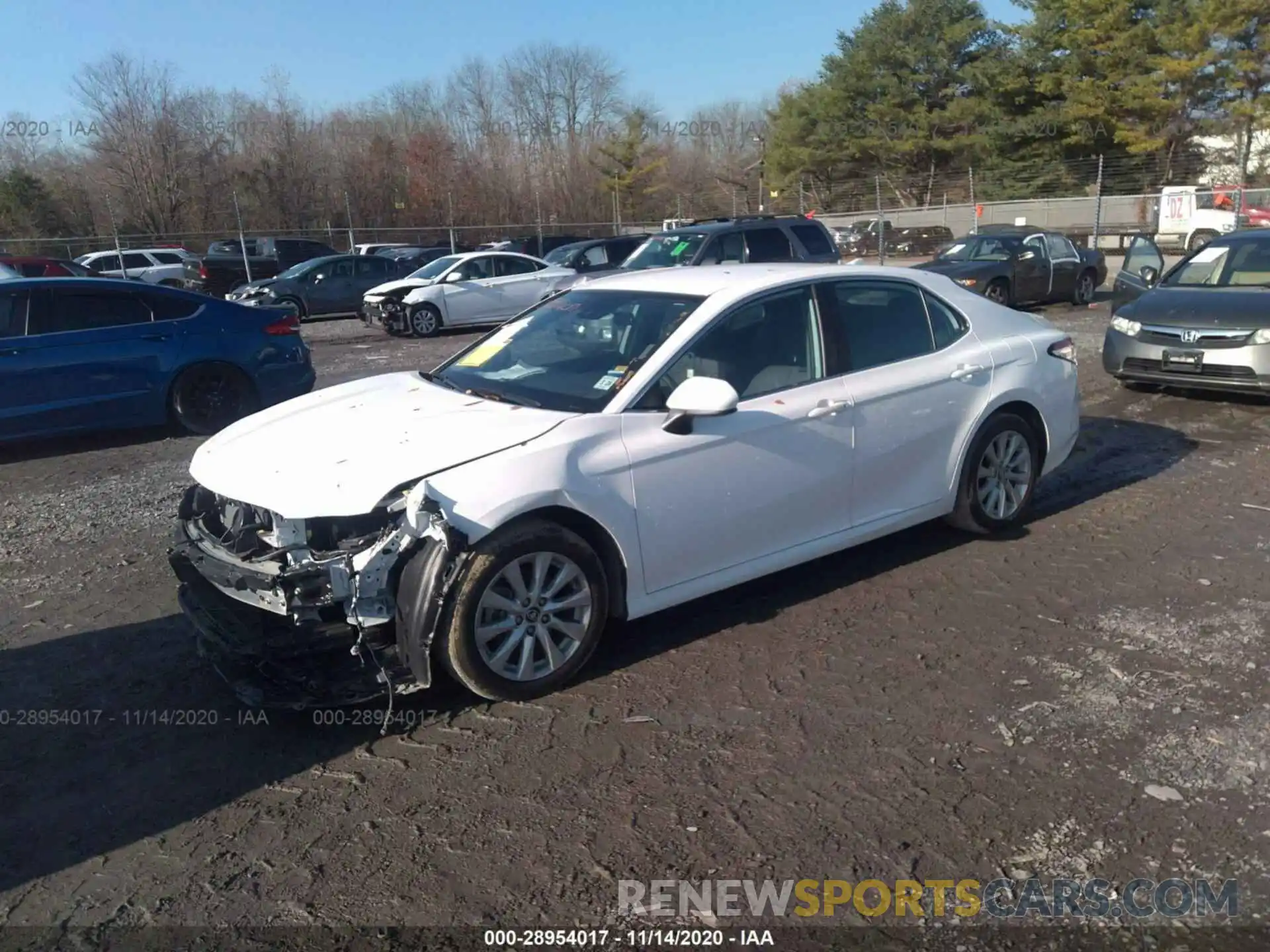 2 Photograph of a damaged car 4T1B11HK5KU712142 TOYOTA CAMRY 2019