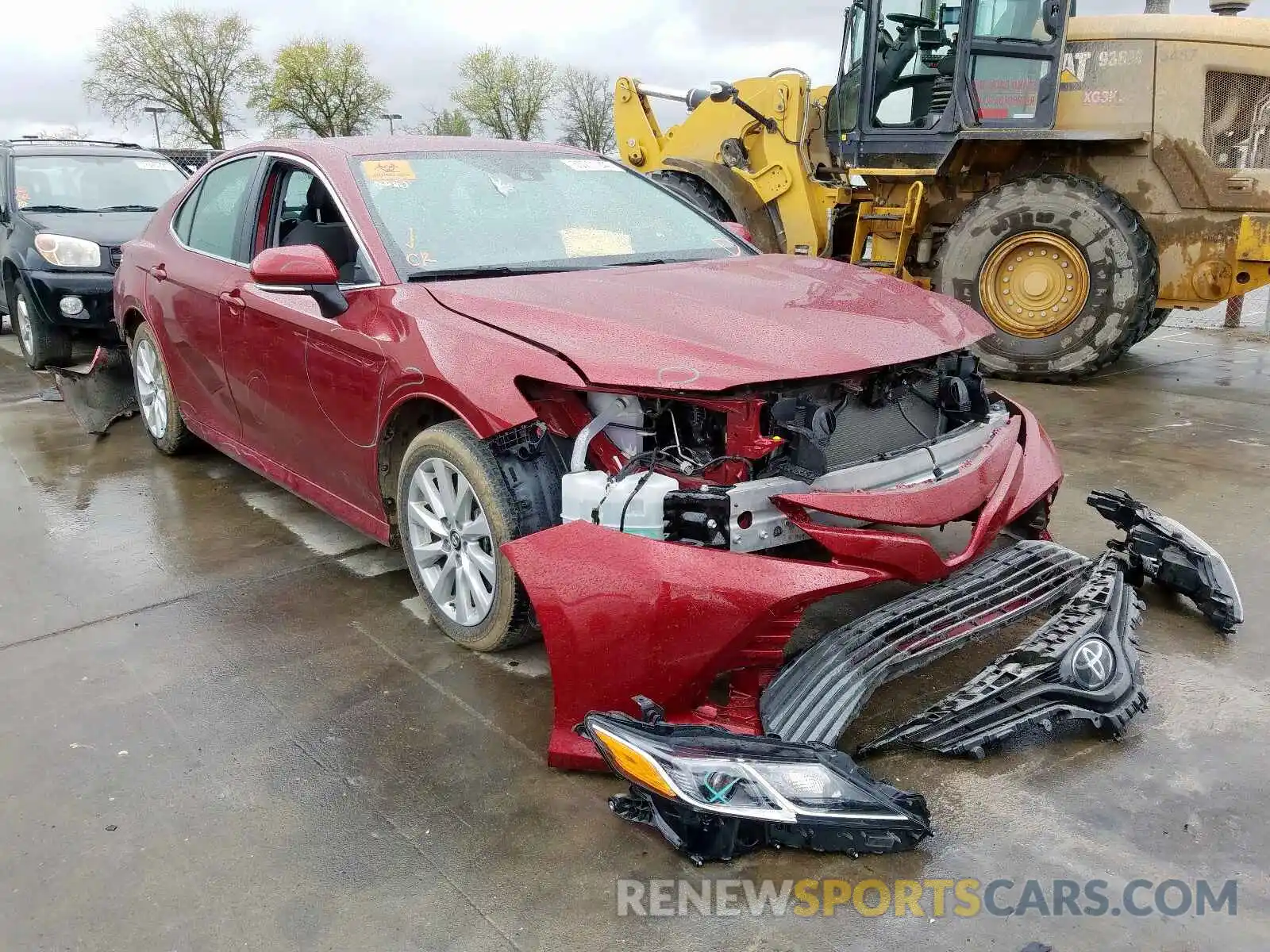 1 Photograph of a damaged car 4T1B11HK5KU713453 TOYOTA CAMRY 2019