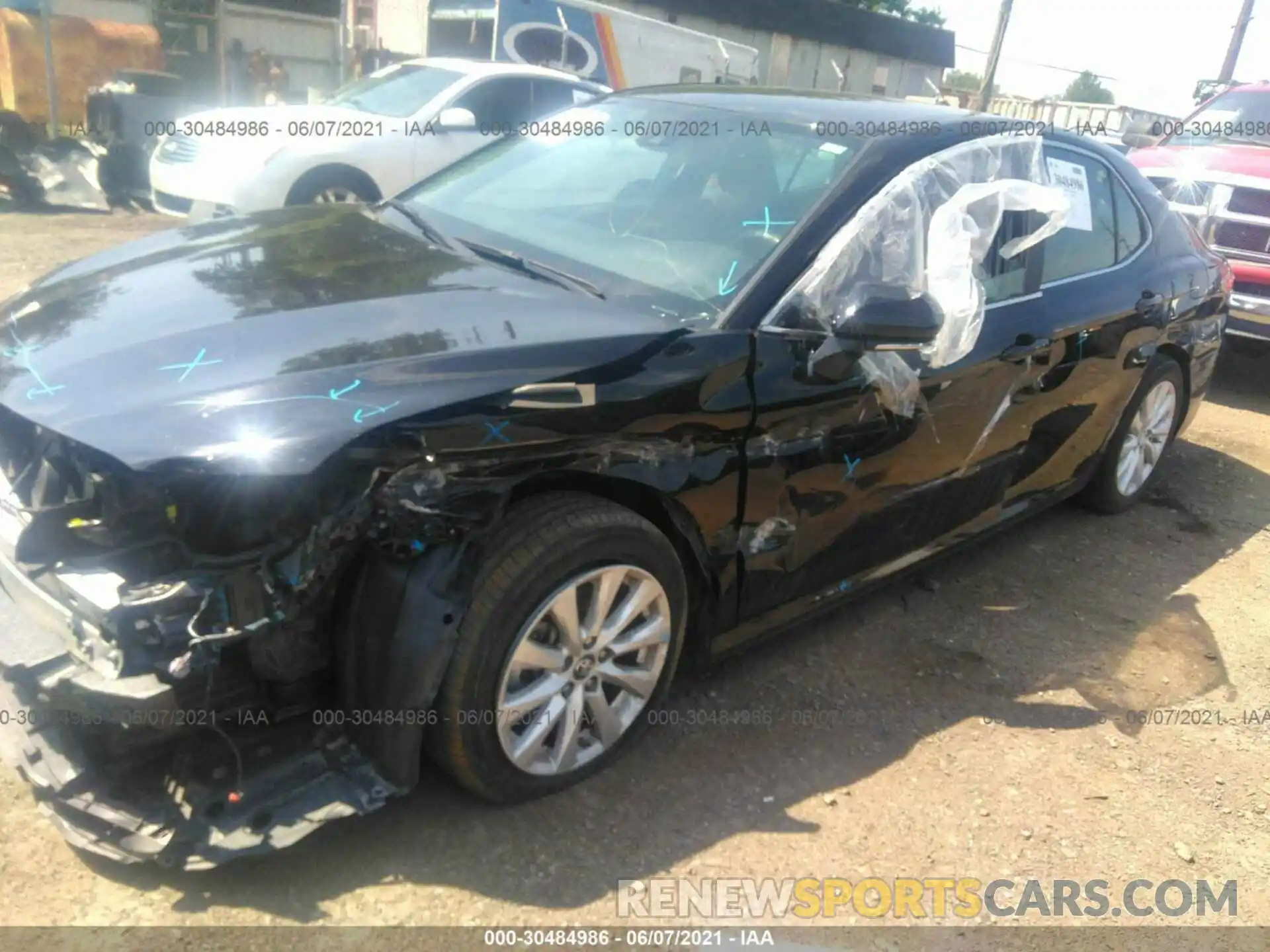 2 Photograph of a damaged car 4T1B11HK5KU714554 TOYOTA CAMRY 2019