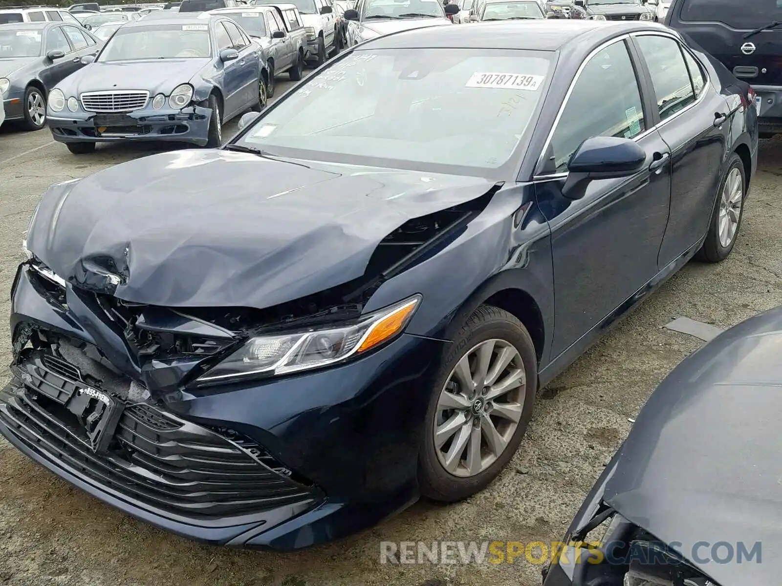 2 Photograph of a damaged car 4T1B11HK5KU715526 TOYOTA CAMRY 2019