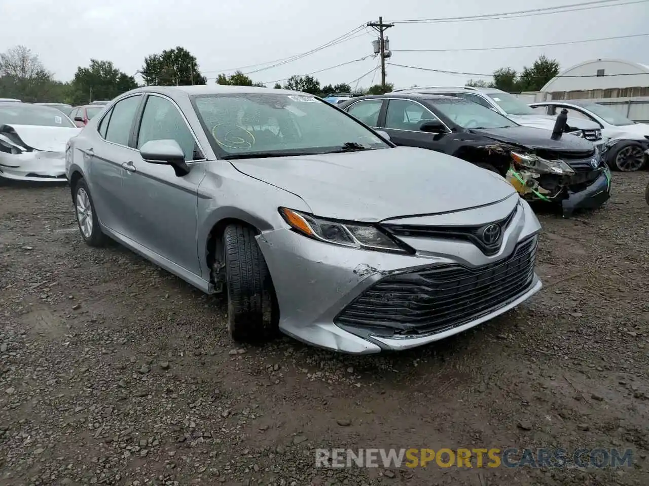 1 Photograph of a damaged car 4T1B11HK5KU715719 TOYOTA CAMRY 2019