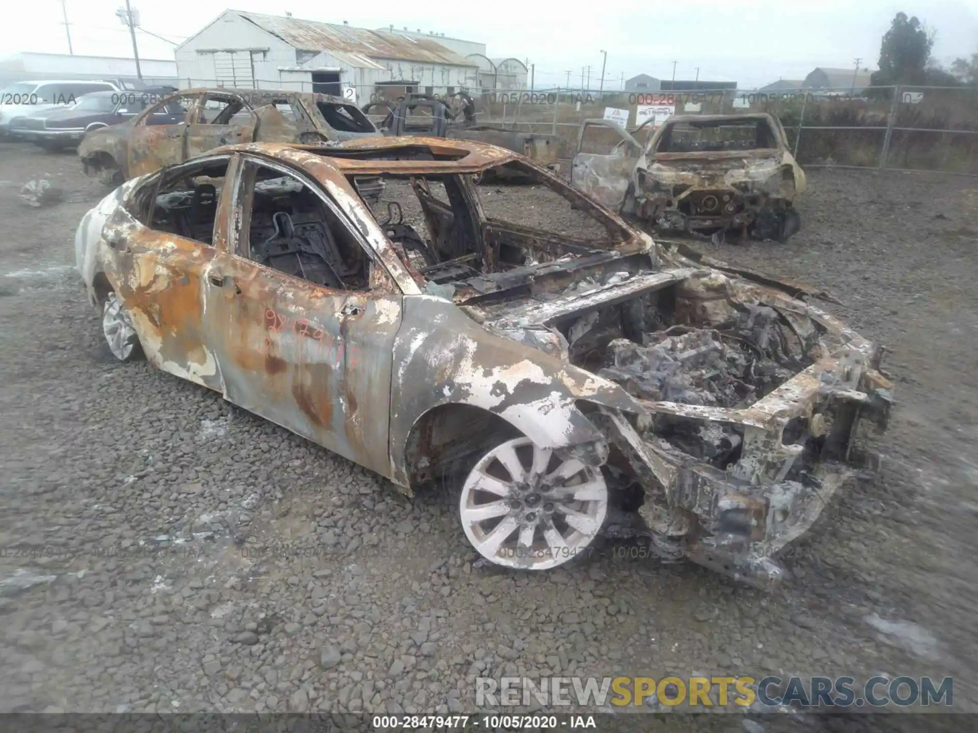 1 Photograph of a damaged car 4T1B11HK5KU716370 TOYOTA CAMRY 2019