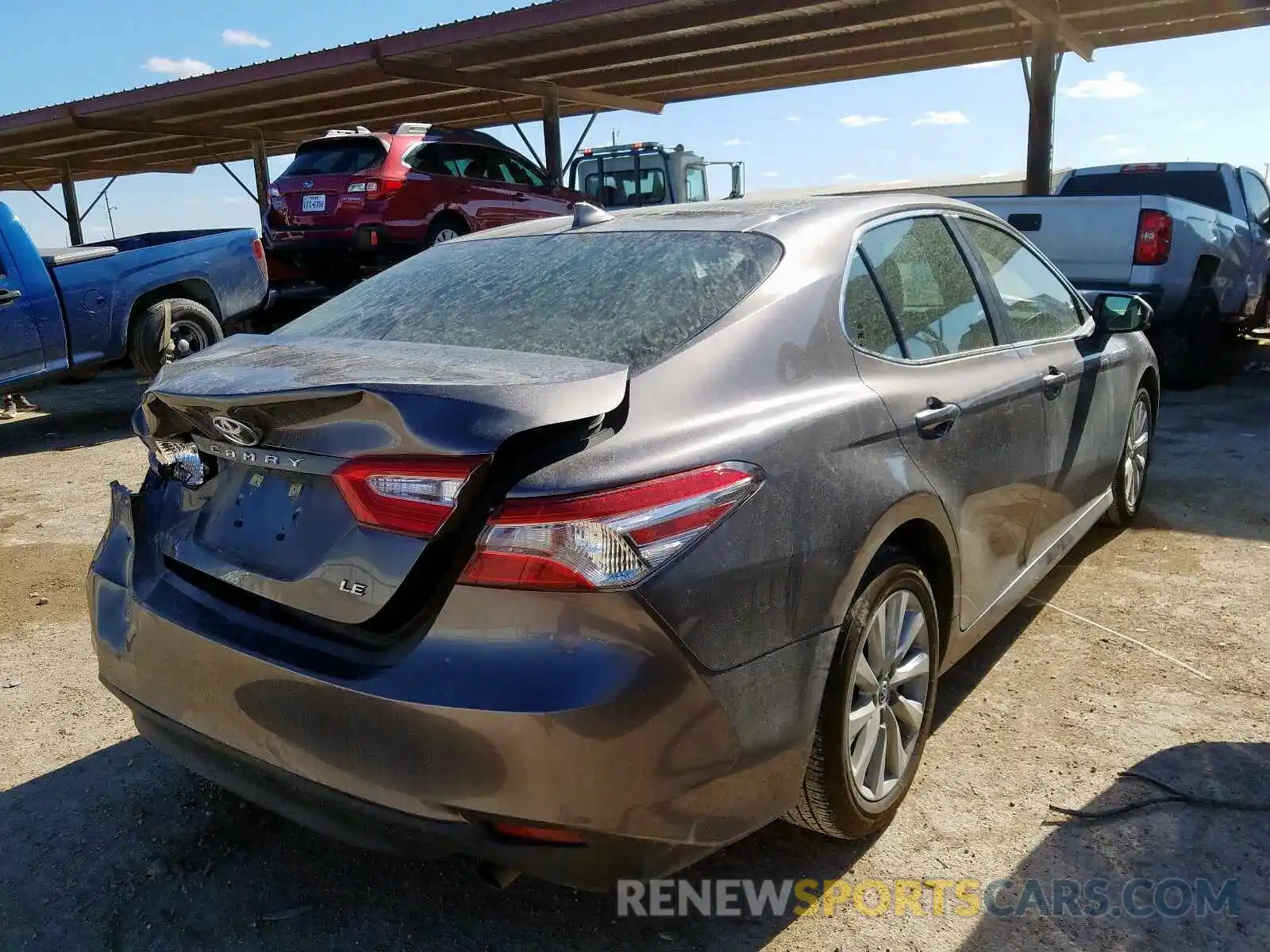 4 Photograph of a damaged car 4T1B11HK5KU717678 TOYOTA CAMRY 2019