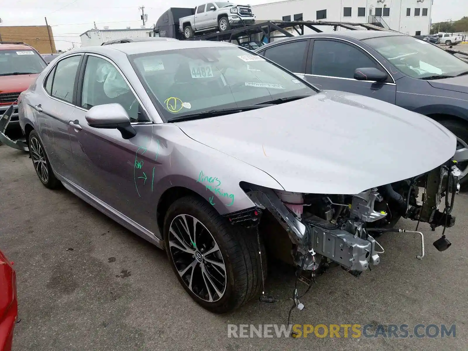 1 Photograph of a damaged car 4T1B11HK5KU719933 TOYOTA CAMRY 2019