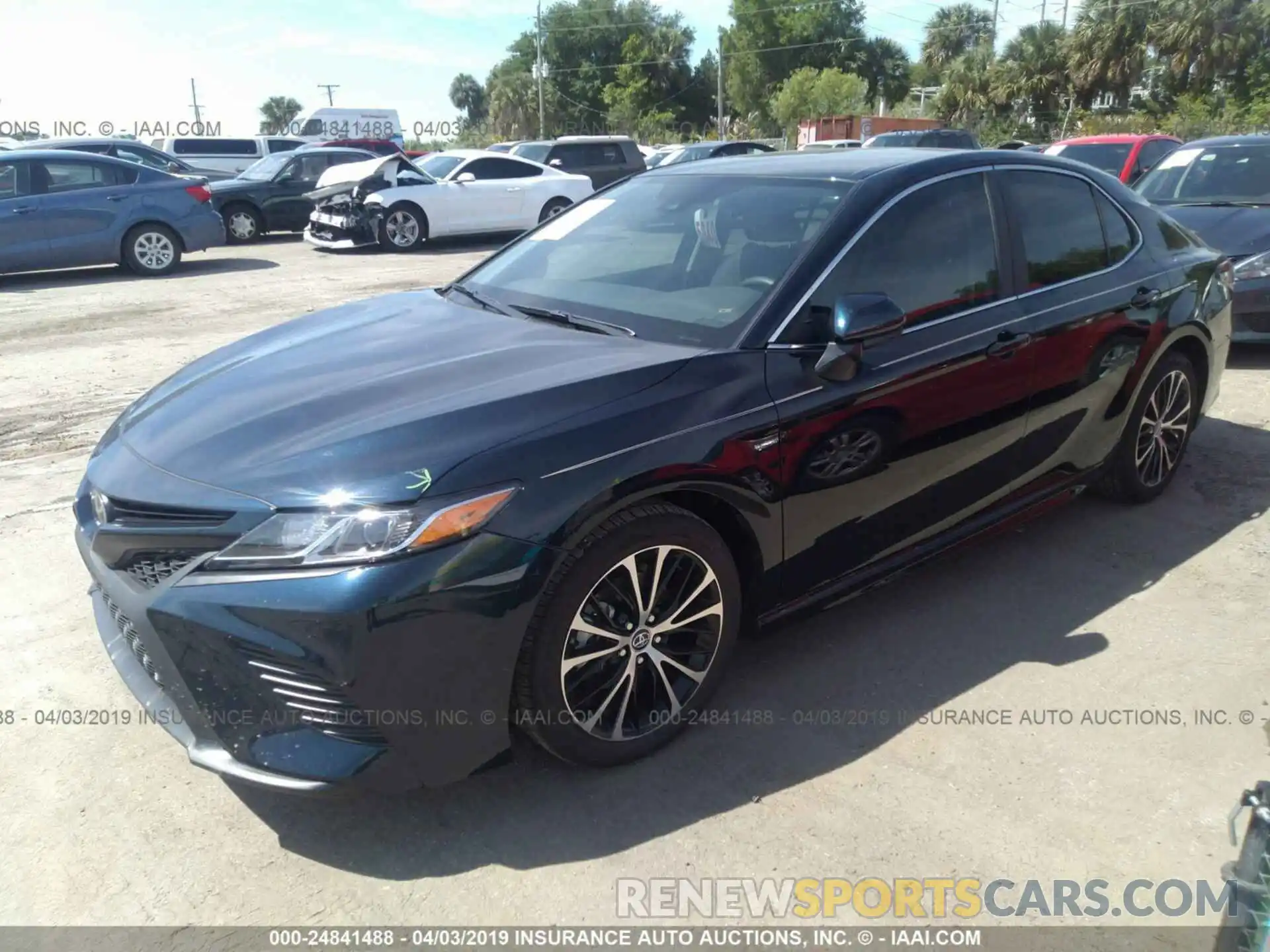 2 Photograph of a damaged car 4T1B11HK5KU720337 TOYOTA CAMRY 2019